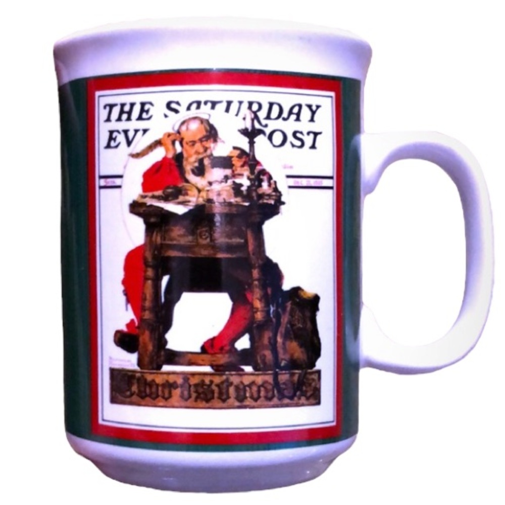 🎅 Santa Claus Norman Rockwell Coffee Mug/ Tea Cup